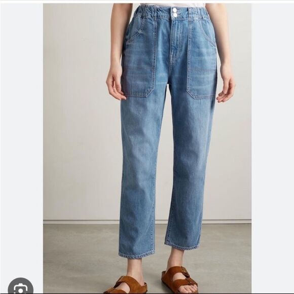 Veronica Beard Denim - Veronica Beard Arya High-Rise Straight-Leg Jeans